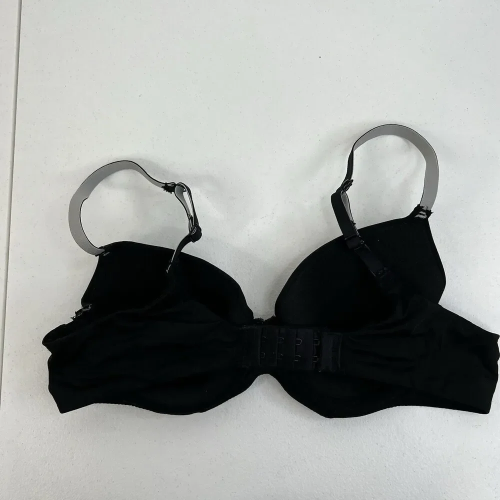 Kindly Yours Sz 36A T-Shirt Bra Sustainable Tailored Black Full Coverage Women’s